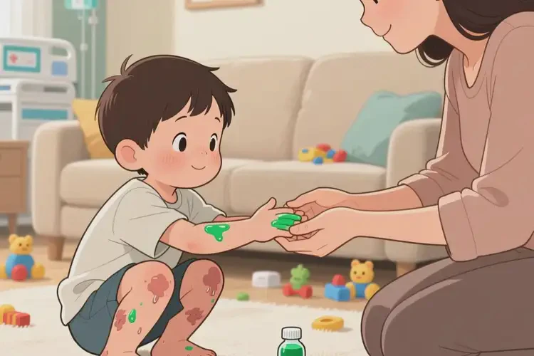 兒童四肢經(jīng)常長濕疹可以治好嗎(圖2)