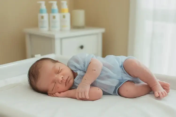 新生兒小腿長濕疹可不可以根治(圖1)