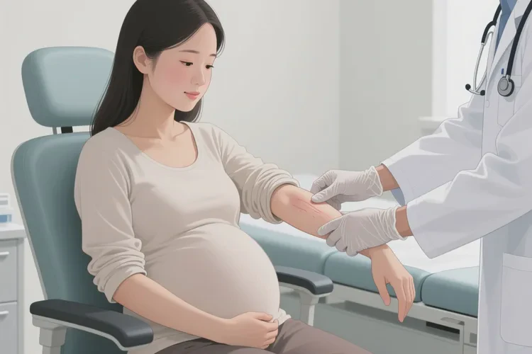 孕婦手臂起濕疹可以治愈嗎(圖4)