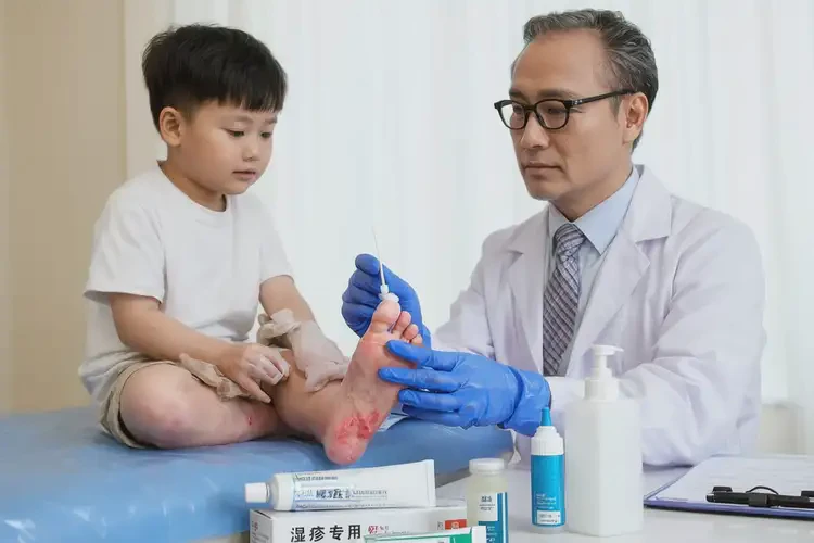 小兒腳上起濕疹可以治好嗎(圖4)