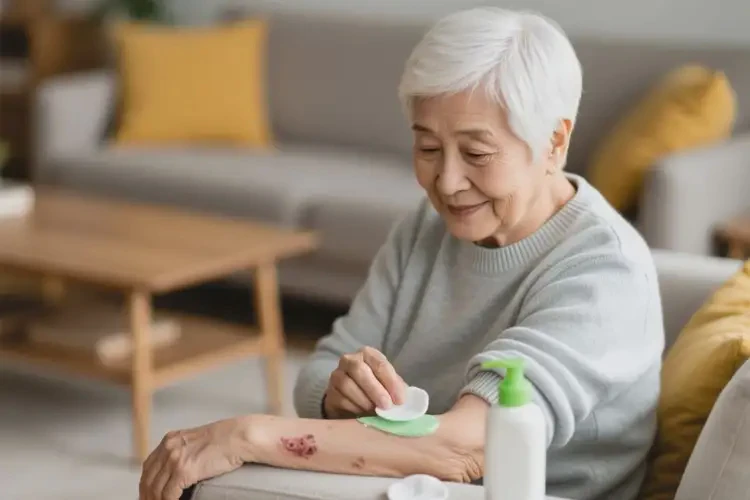 老人四肢偶爾起濕疹可以治好嗎(圖2)