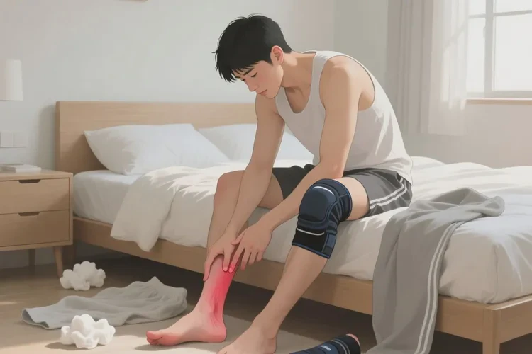 男人小腿上出湿疹能靠自己自愈吗(图1)