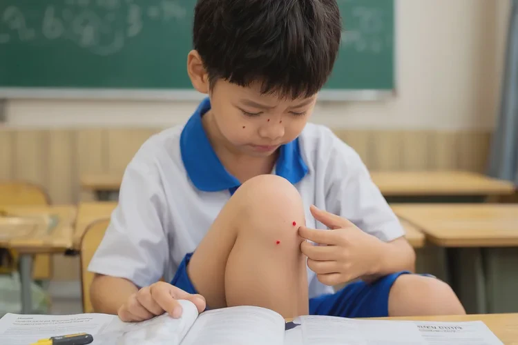 小學(xué)生小腿上起濕疹能靠自己自愈嗎(圖1)