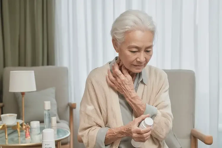 老年人脖子上容易長(zhǎng)濕疹可以治好嗎(圖2)