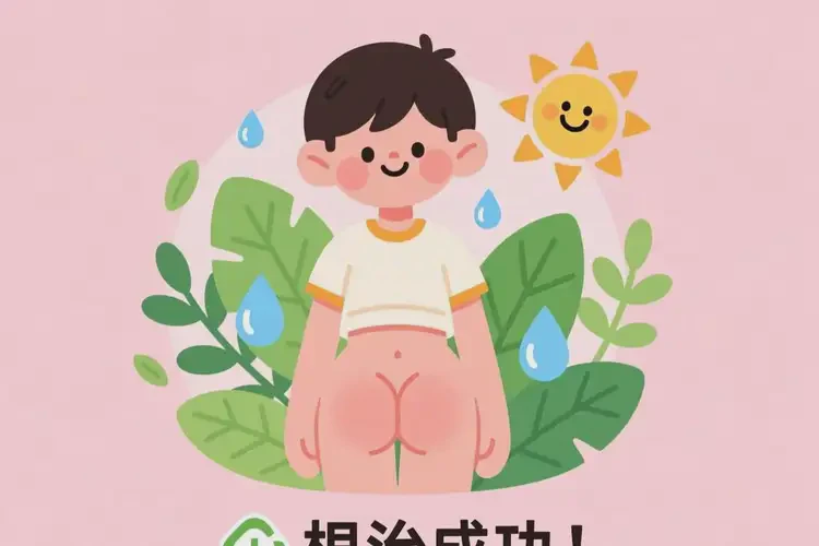 青少年屁股上起濕疹可不可以根治(圖1)