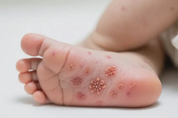 嬰兒腳上出現(xiàn)濕疹可以治好嗎(圖4)