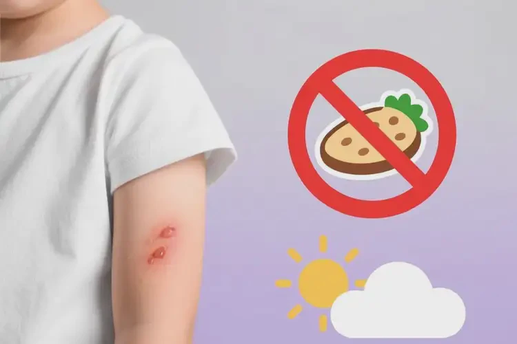 孩子身上容易長濕疹可以治好嗎(圖1)