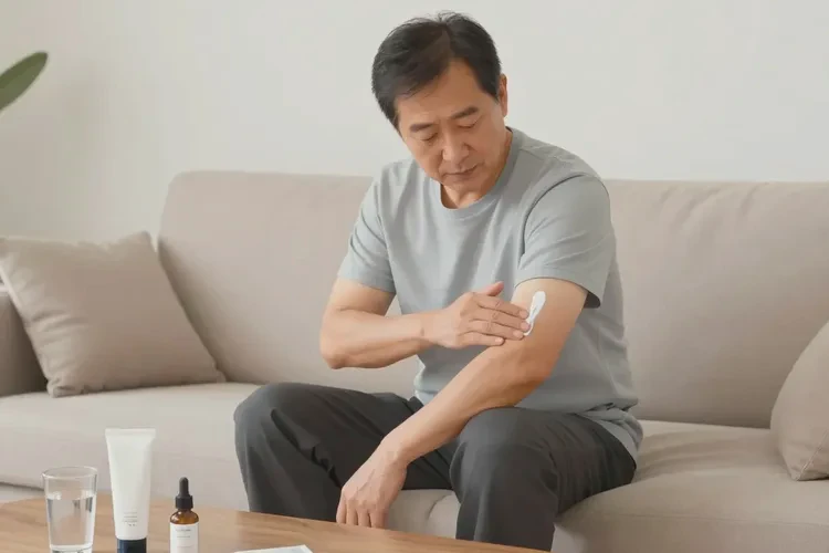 男人手臂上容易長濕疹能靠自己自愈嗎(圖2)