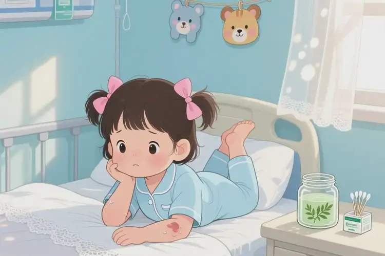 孩子手臂起濕疹可以治好嗎(圖3)