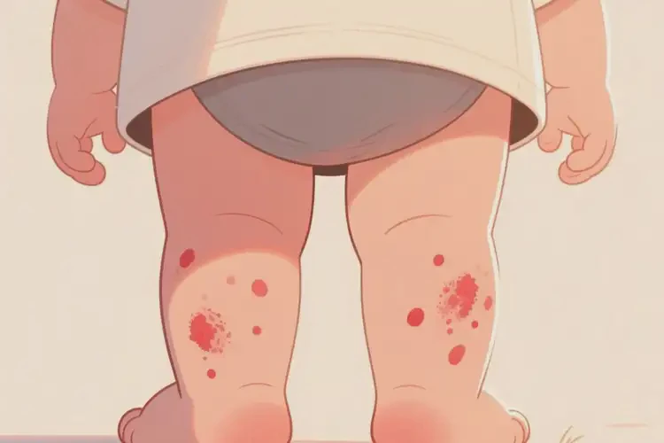 少兒屁股偶爾起濕疹可以治好嗎(圖1)