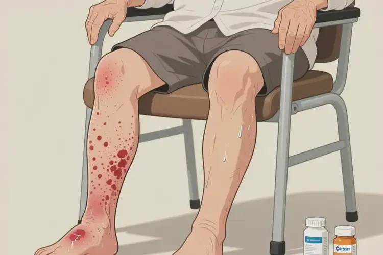 老人小腿上經(jīng)常長(zhǎng)濕疹可以治好嗎(圖3)