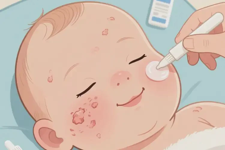 嬰兒臉上長(zhǎng)濕疹可以治好嗎(圖4)