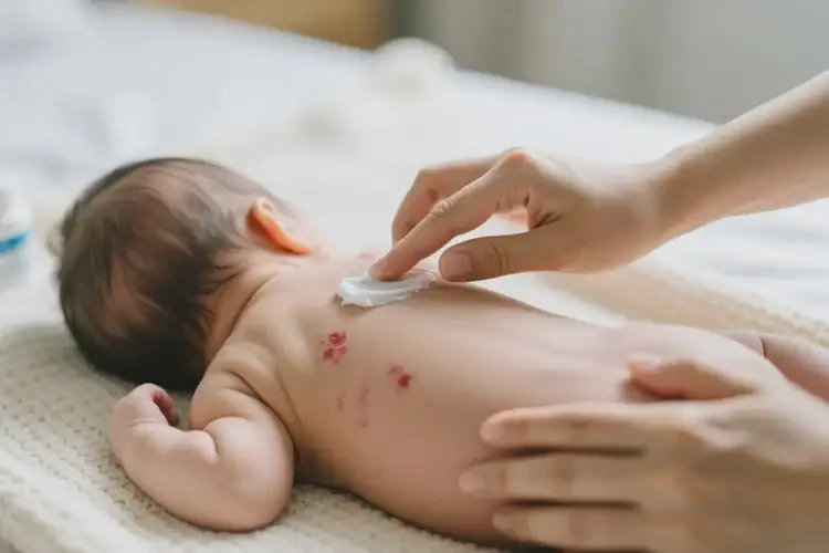 新生兒身上經(jīng)常起濕疹可以治好嗎(圖3)