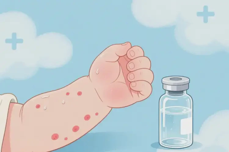 嬰幼兒手臂上起濕疹可以治好嗎(圖3)