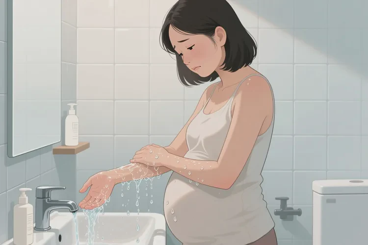 孕婦手臂起濕疹可以治愈嗎(圖2)