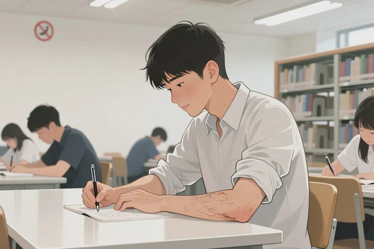 大學(xué)生手臂上偶爾起濕疹能靠自己自愈嗎(圖4)