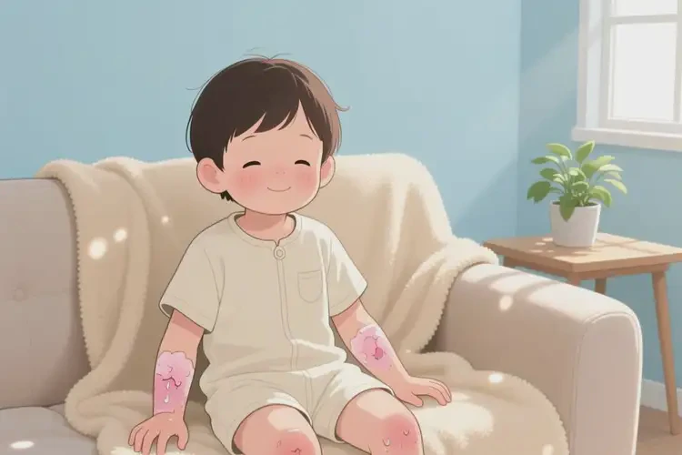 孩子四肢長(zhǎng)濕疹可以治好嗎(圖4)