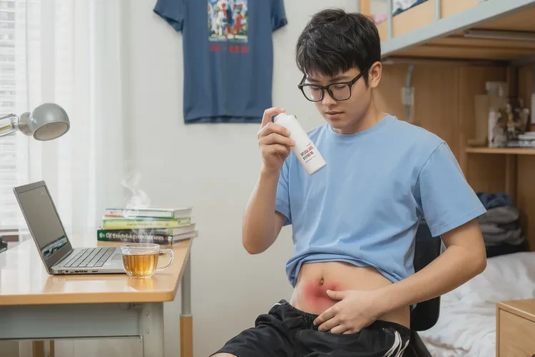 大學(xué)生肚子上出濕疹能靠自己自愈嗎(圖1)