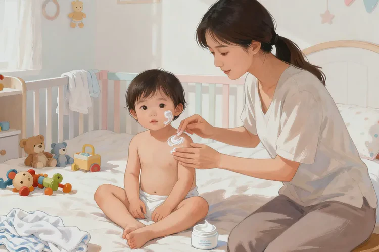 少兒四肢出濕疹可以治愈嗎(圖1)