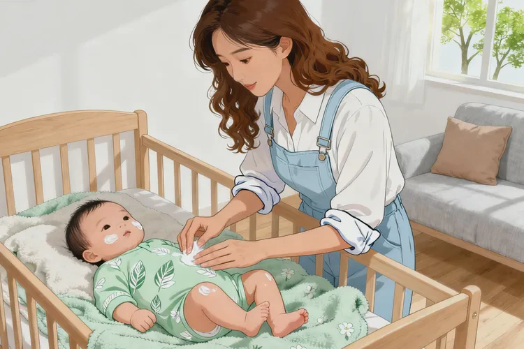 寶寶肚子長(zhǎng)濕疹可以治愈嗎(圖1)