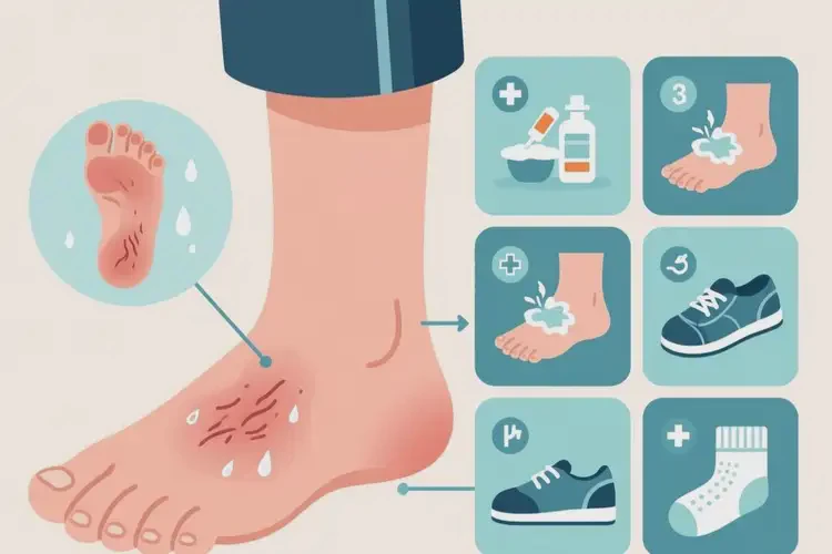 青少年腳上起濕疹可不可以根治(圖1)