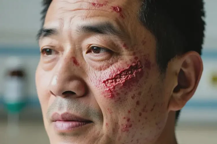 男人面部有湿疹可不可以根治(图1)