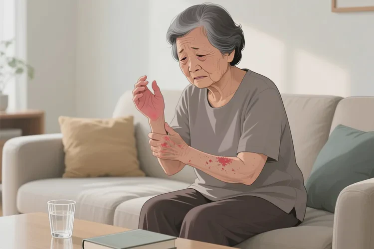 老年人手上偶爾起濕疹能靠自己自愈嗎(圖3)