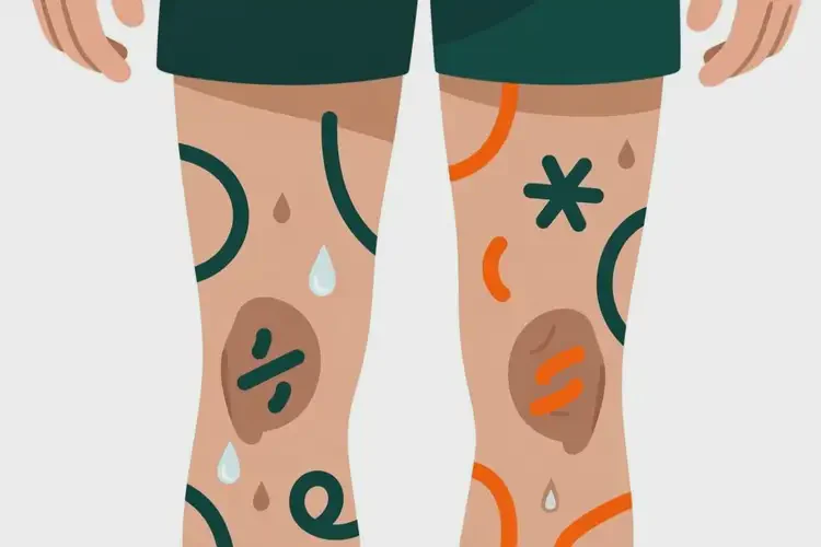 男人大腿起濕疹可不可以根治(圖1)