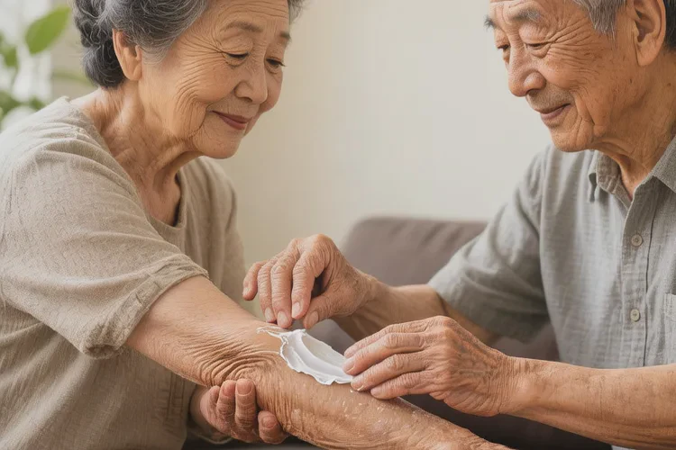 老人四肢容易長濕疹可以治愈嗎(圖3)