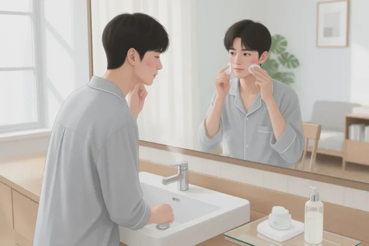 青年人臉上出濕疹能靠自己自愈嗎(圖2)