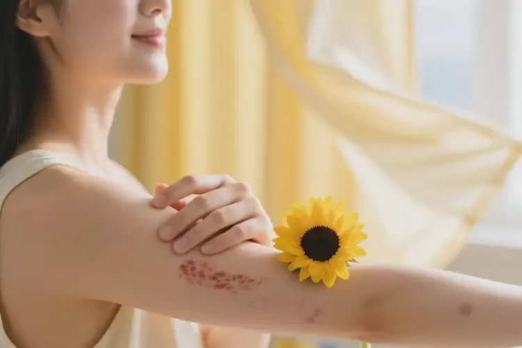 女人手臂上經(jīng)常長(zhǎng)濕疹可不可以根治(圖1)