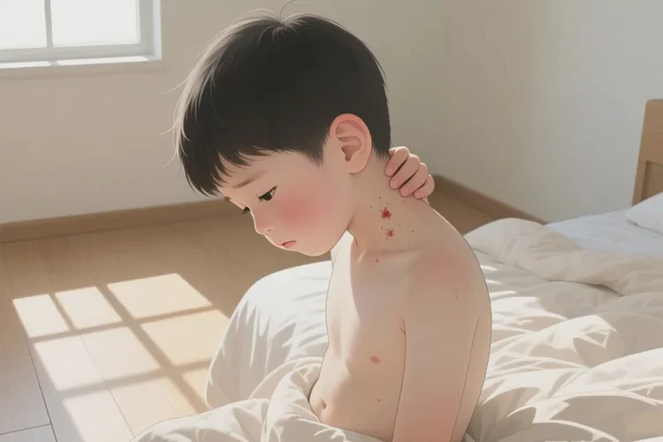 少兒脖子有濕疹可以治愈嗎(圖1)