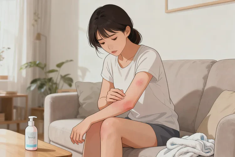 女人手臂偶爾起濕疹能靠自己自愈嗎(圖1)