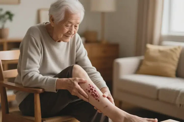 高齡老人小腿上出濕疹可以治好嗎(圖3)