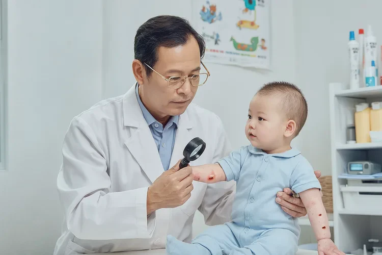 嬰幼兒全身有濕疹可以治愈嗎(圖2)