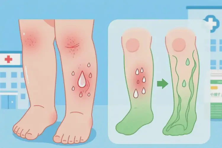 小兒小腿長(zhǎng)濕疹可不可以根治(圖3)