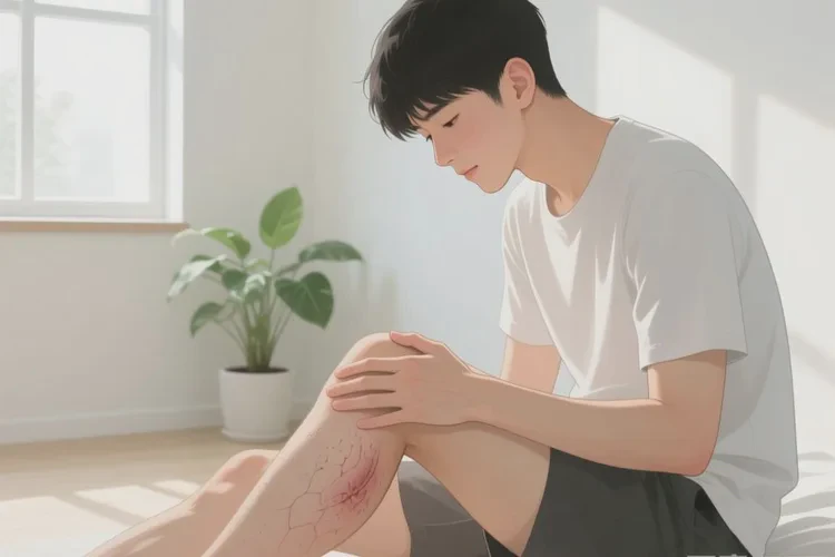 青年人大腿上容易起濕疹能靠自己自愈嗎(圖1)