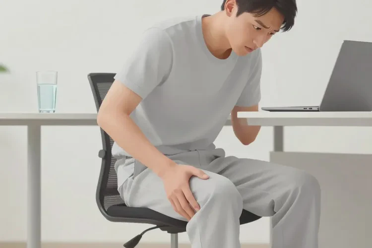 男人大腿上出濕疹能靠自己自愈嗎(圖1)