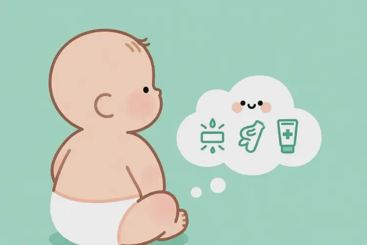 寶寶肛周偶爾長濕疹可以治好嗎(圖1)