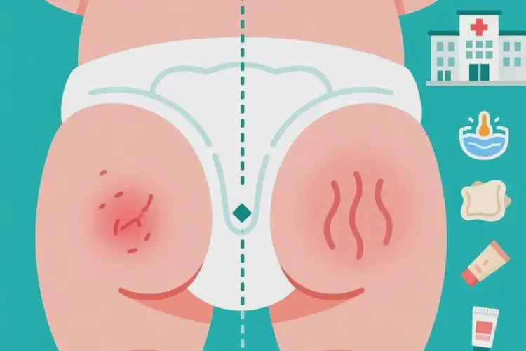 嬰兒肛周起濕疹可以治好嗎(圖1)