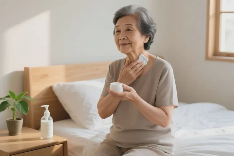 老年人脖子上起濕疹可以治愈嗎(圖1)