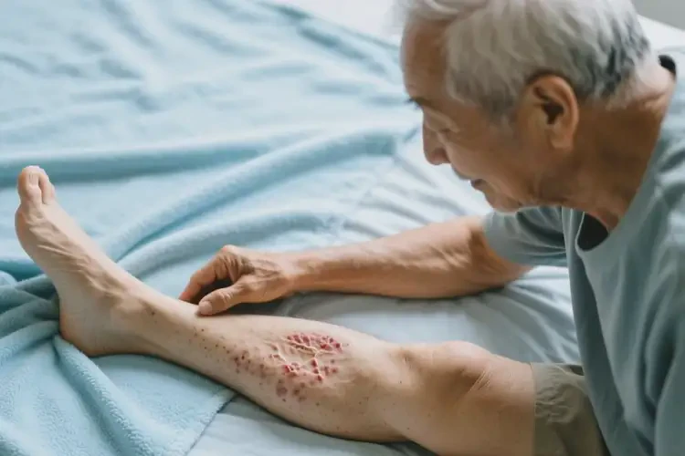老人全身出現(xiàn)濕疹可以治好嗎(圖2)