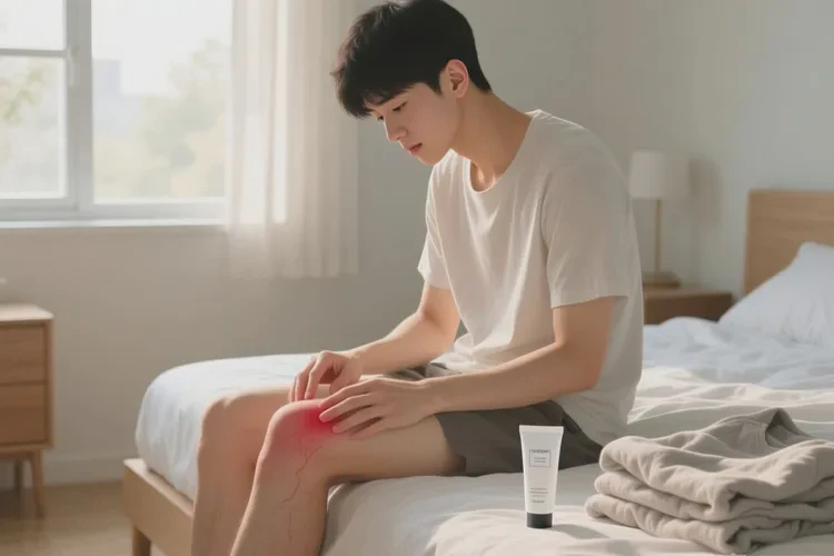 青年人大腿上偶爾起濕疹能靠自己自愈嗎(圖1)