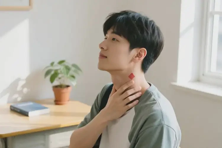 大學(xué)生脖子上出現(xiàn)濕疹可以治好嗎(圖4)