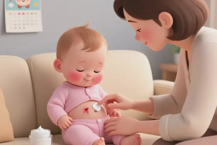 孩子肚子上容易長濕疹可以治好嗎(圖4)