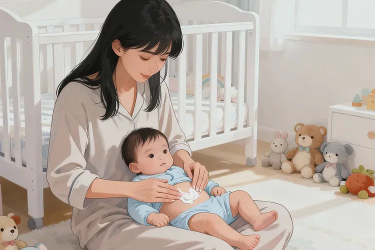 孩子肚子出湿疹可以治愈吗(图1)