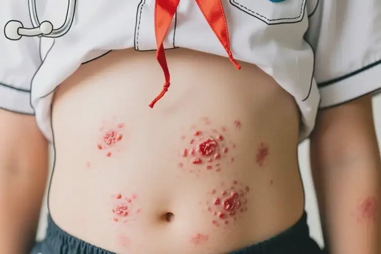 小學(xué)生肚子上出現(xiàn)濕疹可不可以根治(圖3)