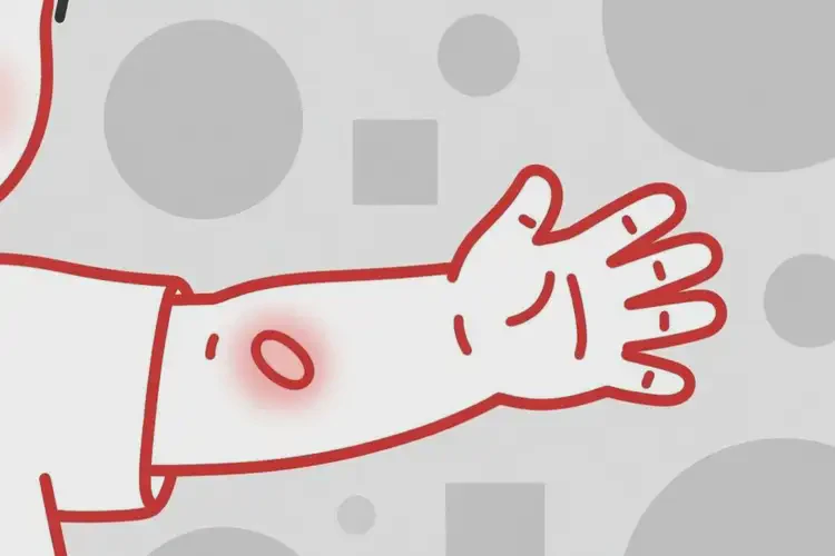 幼兒手臂出現(xiàn)濕疹可不可以根治(圖1)