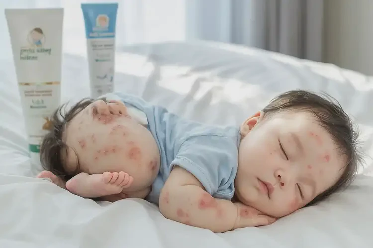 寶寶屁股上長濕疹不管它會(huì)自己好嗎(圖3)