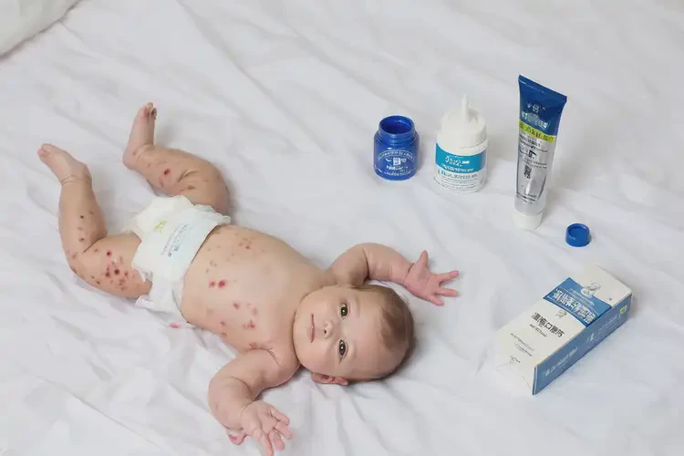寶寶大腿上偶爾起濕疹可以治好嗎(圖2)